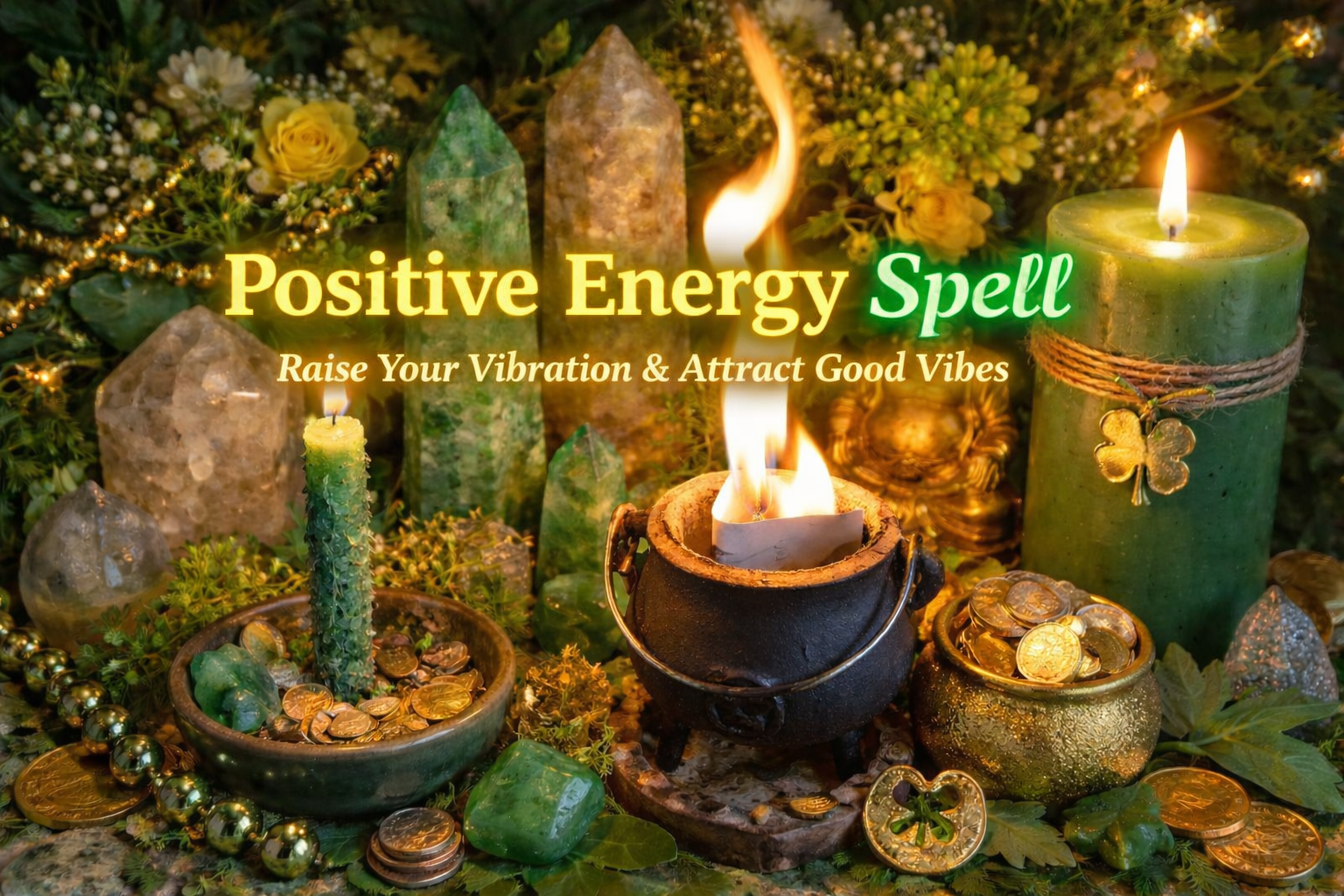 Positive Energy Spell | Raise Your Vibration & Attract Good Vibes